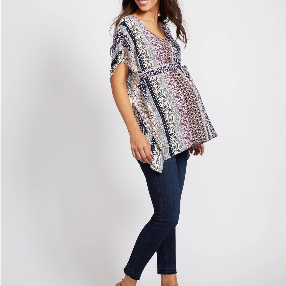 Indigo Blue Full Panel Skinny Maternity Jeans NWT